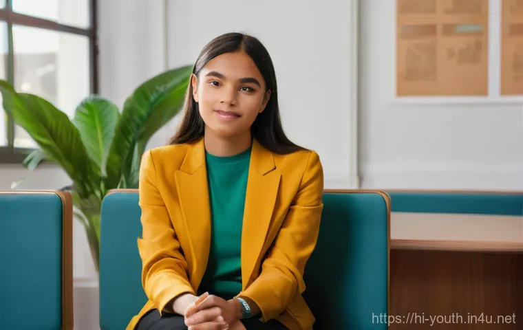 청소년상담사 업무 환경과 도전 과제 - **Prompt for "Empathy and Active Listening":**
    "A diverse, young female counselor in her late 20...